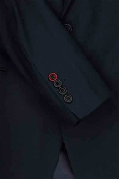 Піджак однотоннийчоловічий Redpolo 2209 46 Синій (2000990178350D)  Фото №11