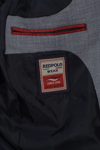 Піджак однотонний чоловічий Redpolo 492 46 Синій (2000990484567D)  Фото №12