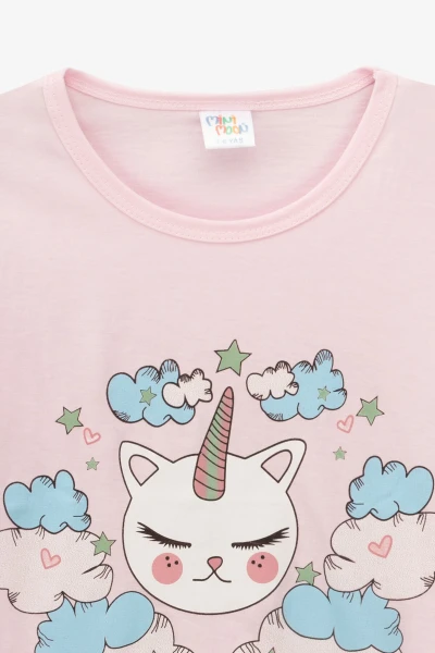 Пижама для девочки Mini Moon 1124 122 см Розовый  Фото №2