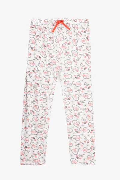 Пижама низ штаны женские Hart red M Бело-красный  Фото №0