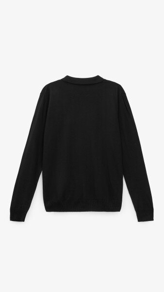 Купить Поло однотонный мужской GENUA G01205-0005 L Черный Артикул: 2000999472275 Фото №10