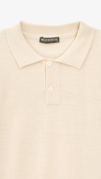 Купить Поло однотонный мужской GENUA G01205-0005 M Молочный Артикул: 2000999472305 Фото №7