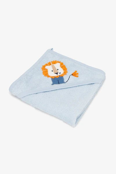 Рушник Unisex з кутком Ramel 364 Блакитний (2000990746238A)  Фото №4