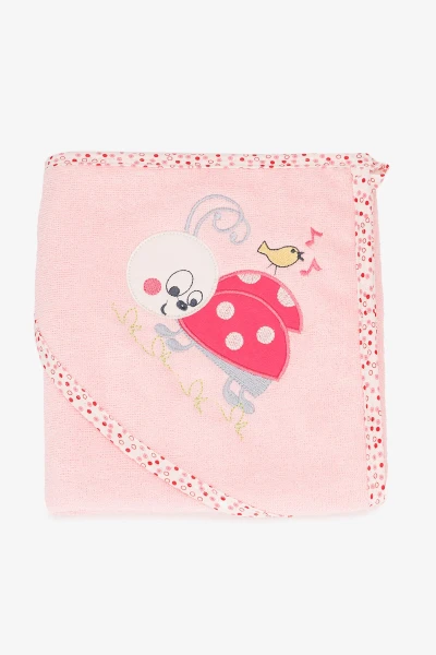 Рушник Unisex з кутком Ramel 397 Рожевий (2000990746214A)  Фото №5
