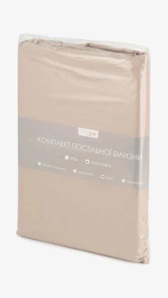 Постельное белье Евро HOME LINE 173952 215 х 240 см Капучино  Фото №3
