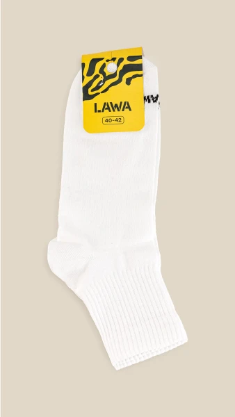 Шкарпетки чоловічі LAWA MBA02301 25-27 Білий  Фото №4