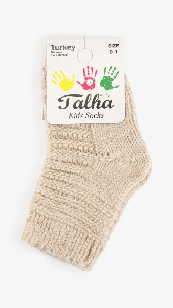 Носки для мальчика Talha 100 0-1 год Светло-бежевый  Фото №3