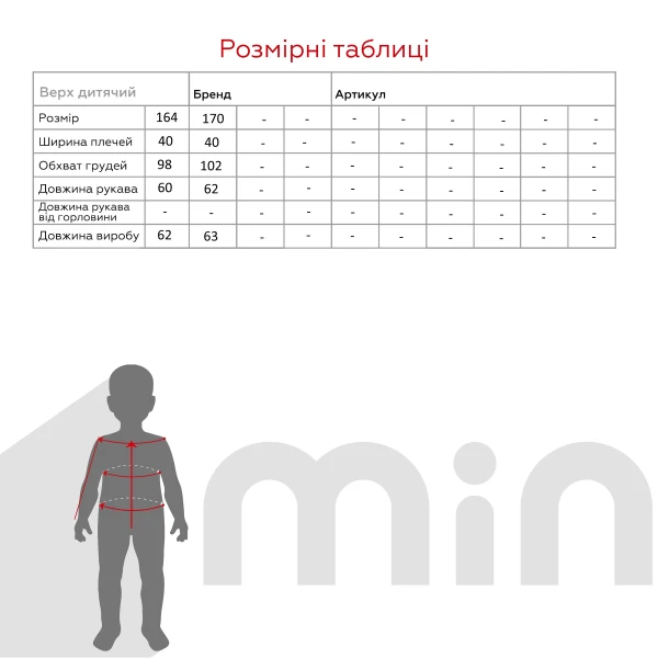 size grid