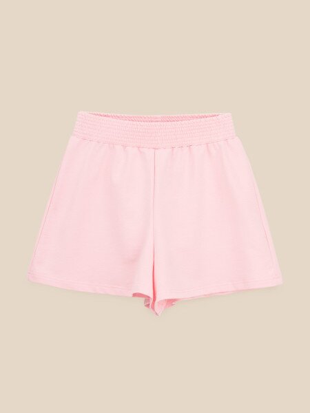 Купить Шорты трикотажные однотонные женские LAWA K-WBC02398 XS Розовый Артикул: 2000999585357 Фото №6