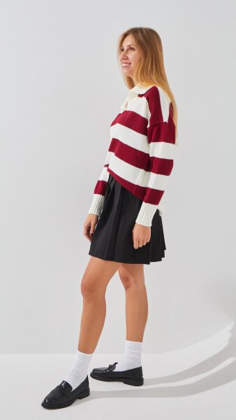 Купить Юбка кежуал однотонная женская LAWA WTC02304 M Черный Артикул: 2000990030269 Фото №3