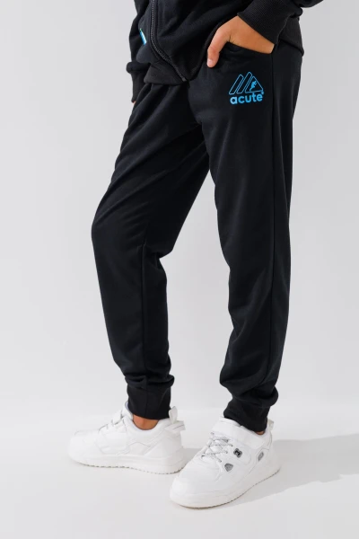 Спортивный костюм (кофта+штаны) для мальчика XHZ-0596 158 см Черно-голубой (2000990733139D)  Фото №4