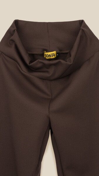 Купить Брюки клёш однотонные женские LAWA WBC02481 XS Коричневый Артикул: 2888000016300 Фото №8