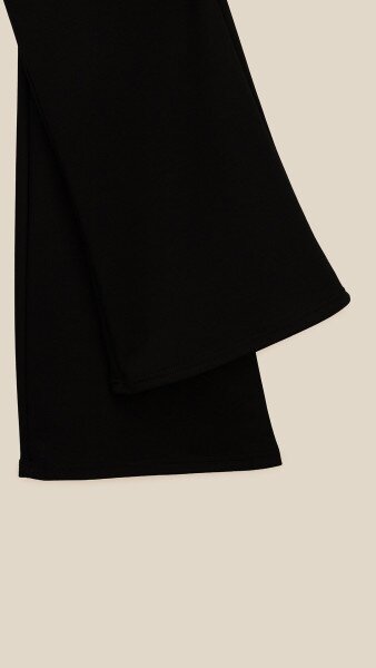Купить Брюки клёш однотонные женские LAWA WBC02502 S Черный Артикул: 2000999478055 Фото №9