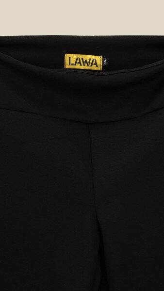 Купить Брюки клёш однотонные женские LAWA WBC02502 S Черный Артикул: 2000999478055 Фото №10