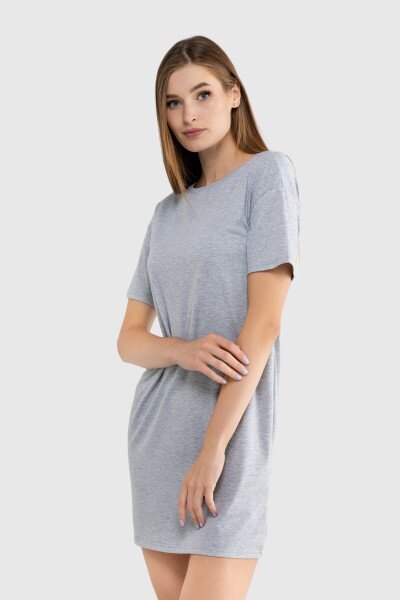 Купити Сукня однотонна жіноча LAWA CTM WBC02304 XS Сірий Артикул: 2000989913153 Фото №1