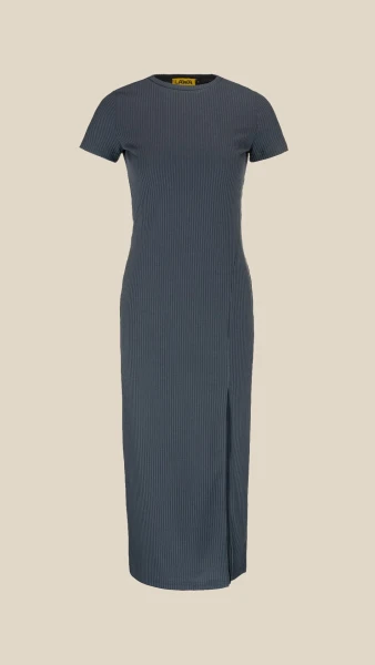Купить Платье однотонное женское LAWA WBC02371 XL Графитовый Артикул: 2000999182785 Фото №1