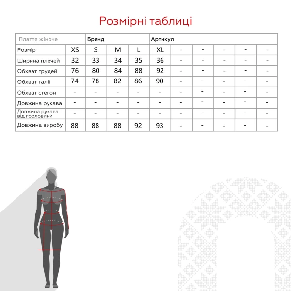 size grid
