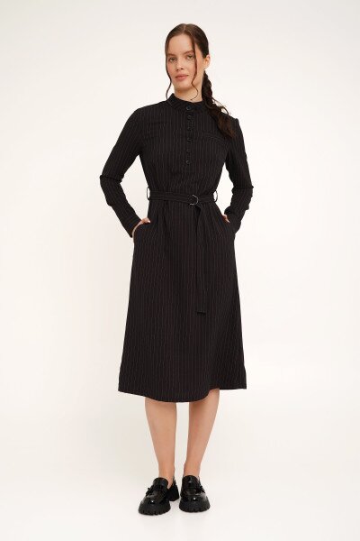 Купить Платье женское LAWA WTC02346 XS Черный Артикул: 2000990436566 Фото №2