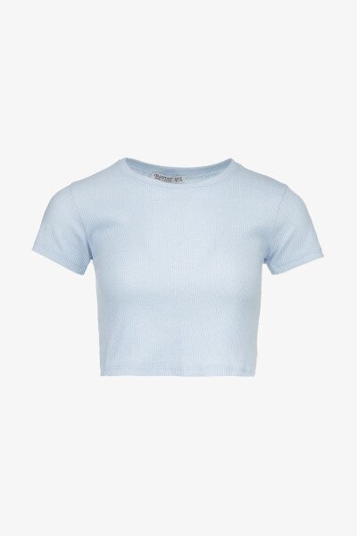 Купить Топ однотонный женский 80677 L/XL Голубой Артикул: 2000990998323 Фото №7