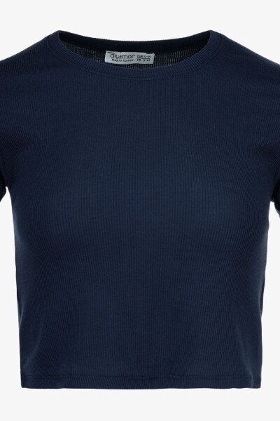 Купити Топ однотонний жіночий  80677 L/XL Синій Артикул: 2000990998224 Фото №2