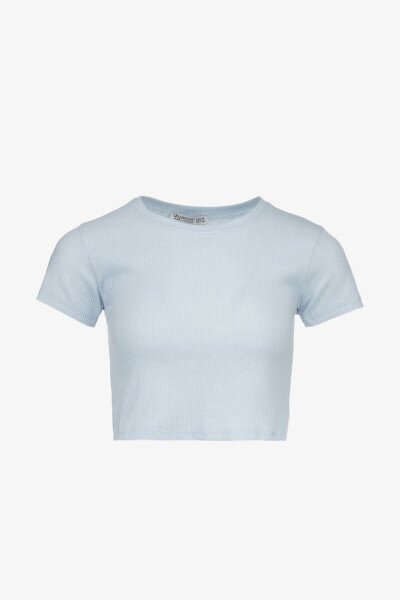 Купить Топ однотонный женский 80677 L/XL Светло-голубой Артикул: 2000990998347 Фото №1