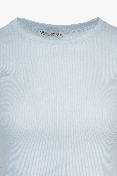 Купить Топ однотонный женский 80677 L/XL Светло-голубой Артикул: 2000990998347 Фото №2