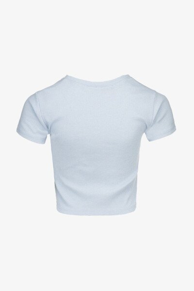 Купить Топ однотонный женский 80677 L/XL Светло-голубой Артикул: 2000990998347 Фото №3