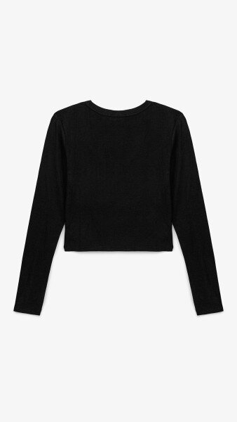 Купити Топ однотонний жіночий Bclothing 8854 L Чорний Артикул: 2000999178672 Фото №10