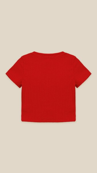 Купить Топ однотонный женский LAWA WBC02309 M Красный Артикул: 2000999187513 Фото №4