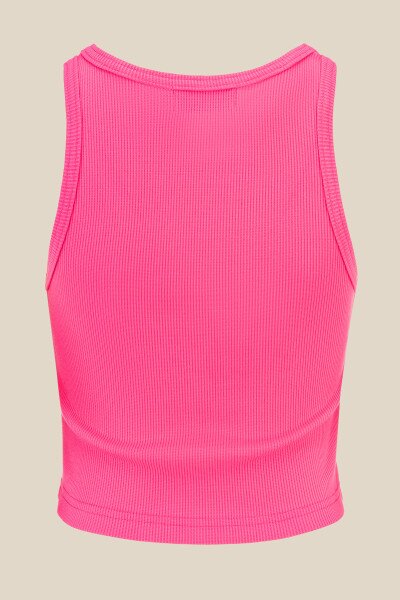 Купить Топ однотонный женский LAWA WBC02310 XL Розовый Артикул: 2000999174070 Фото №3