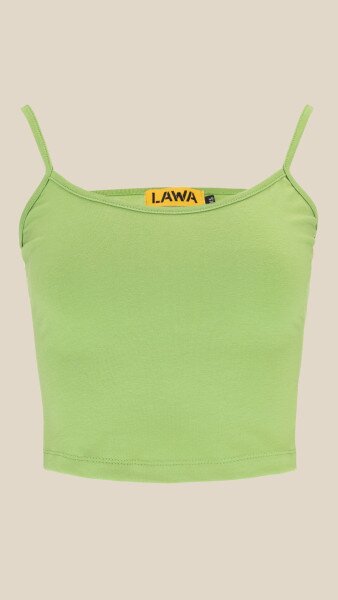 Купить Топ однотонный женский LAWA WBC02381 XS Оливковый Артикул: 2000999185380 Фото №6