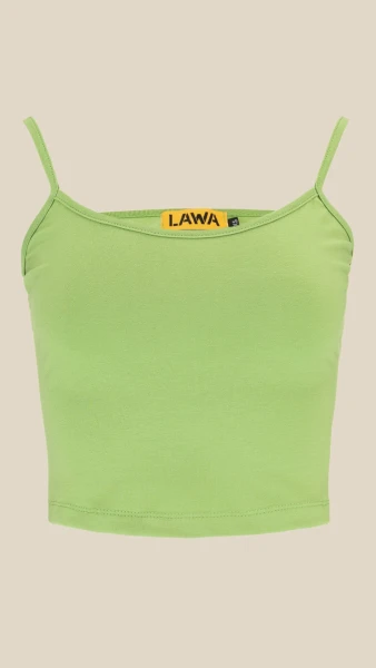 Купити Топ однотонний жіночий LAWA WBC02381 XL Оливковий Артикул: 2000999185427 Фото №1
