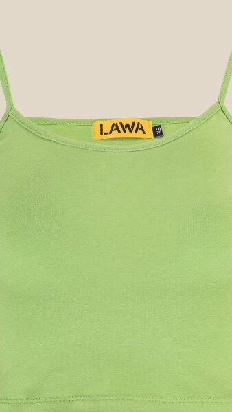 Купить Топ однотонный женский LAWA WBC02381 XS Оливковый Артикул: 2000999185380 Фото №7