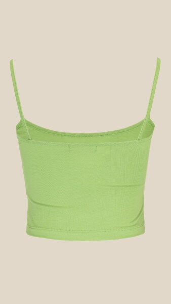 Купить Топ однотонный женский LAWA WBC02381 XS Оливковый Артикул: 2000999185380 Фото №8