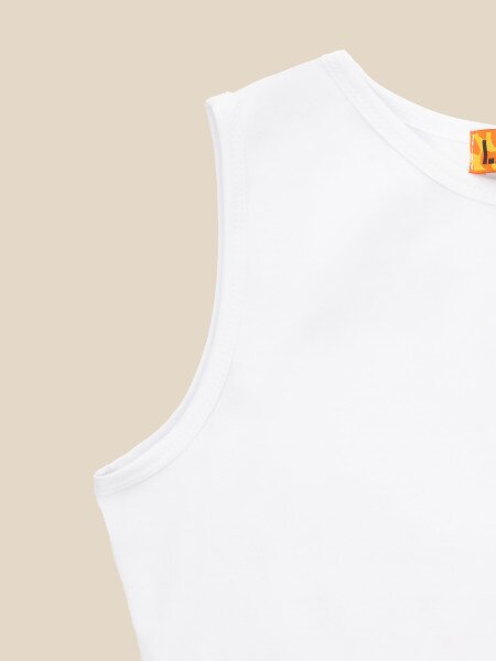 Купить Топ однотонный женский LAWA WBC02380 XS Белый Артикул: 2000990547897 Фото №10