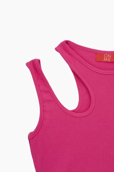 Купить Топ однотонный женский LAWA CTM WTC02317 XL Малиновый Артикул: 2000989893837 Фото №8