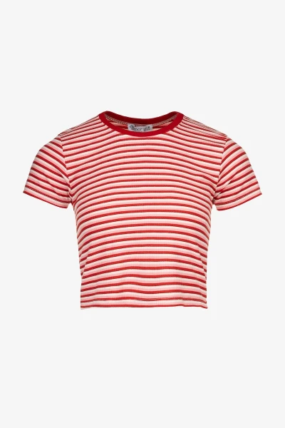Топ з візерунком жіночий  2402-1 L/XL Рожевий  Фото №6
