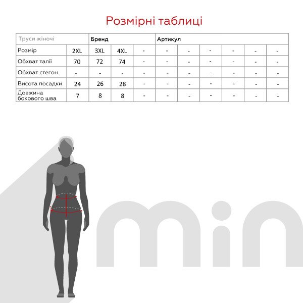 Купити Труси жіночі Nicoletta 87279-54 3XL Сірий Артикул: 2000990790422 Фото №4