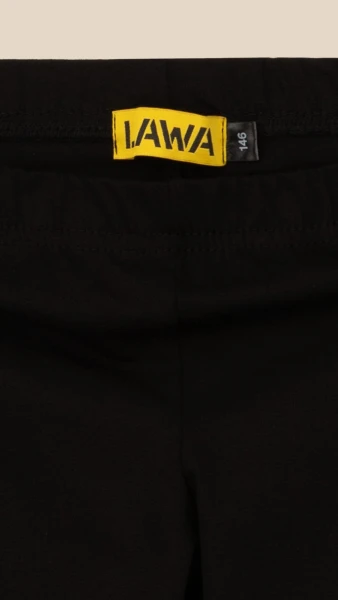 Велотреки однотонні для дівчинки LAWA GBC02339 134 см Чорний  Фото №8