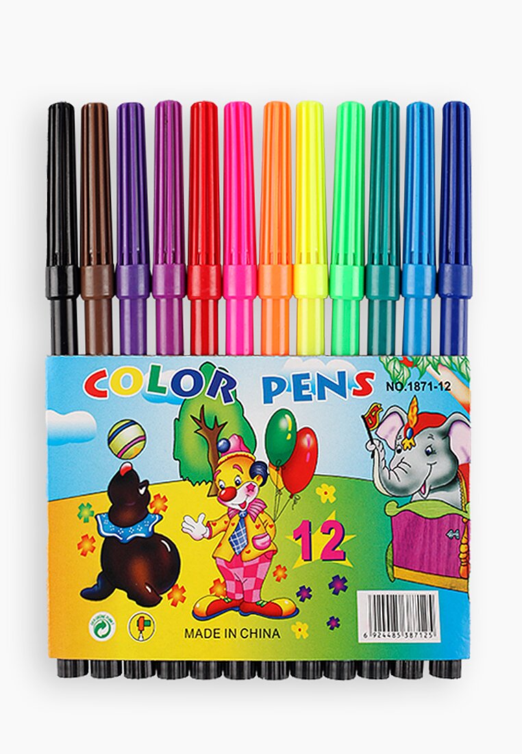 Фломастеры на 12 цветов 1871-1 (6924485387125)(SC)