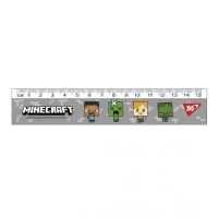 Лінійка &quot;Minecraft&quot; Yes 370653 15 см  Сірий