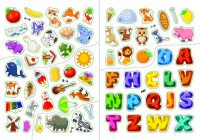 Книга &quot;Первые развивающие наклейки. English ABC. 65 наклеек&quot; 3644 (9789669873644)  Фото №0
