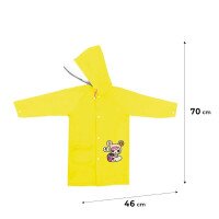 Дощовик для дівчинки KITE TK24-2600S S Жовтий (4063276188984A)  Фото №0