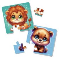 М&#039;які пазли &quot;Левеня та ведмежатко&quot; Vladi Toys VT1102-39  Фото №0