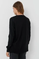 Джемпер однотонный женский Park karon 10245 One Size Черный (2000989979005D)  Фото №3