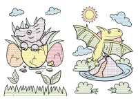 Книга &quot;Великі водяні розмальовки. Динозаврики&quot; 0261 (9789669870261)  Фото №1