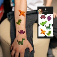 Тату Tattooshka &quot;Фіолетові динозаврики&quot; WS-067 (5805800010939)  Фото №3