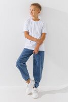 Футболки однотонная детская Pitiki 219 140 см Белый  Фото №0