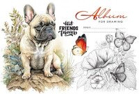 Альбом для рисования ПЕСИК Mandarin 6262-23039 (2000990634245)(SC)