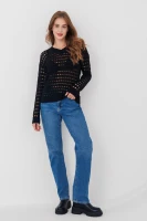 Пуловер однотонний жіночий Femme 1016 One Size Чорний (2000989871149D)  Фото №0